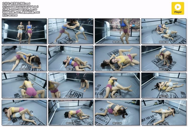 智茂美女摔跤-格斗艺术