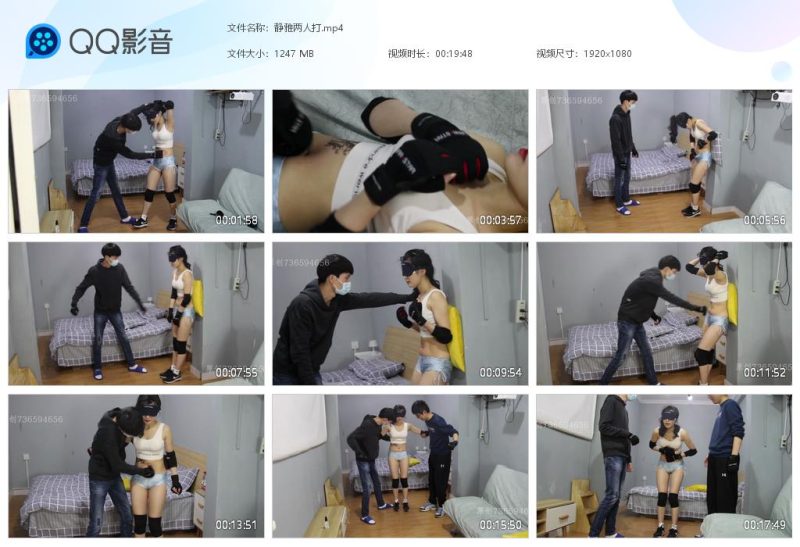 静雅两人打-格斗艺术